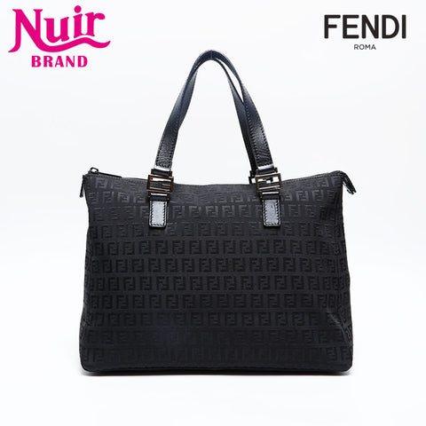 フェンディ FENDI ズッキーノ キャンバス トートバッグ ブラック WS20163