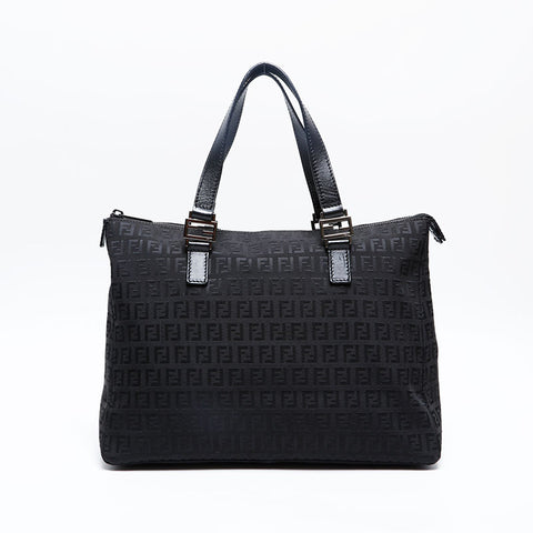 フェンディ FENDI ズッキーノ キャンバス トートバッグ ブラック WS20163