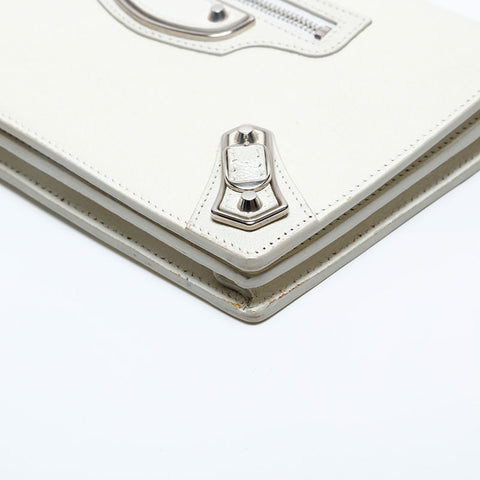 BALENCIAGA Wallet Chain City Umhängetasche Elfenbein WS20169