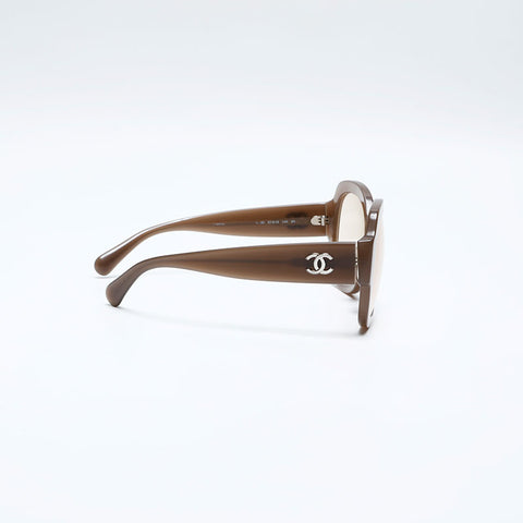 CHANEL COCO Mark sunglasses Brown WS20171
