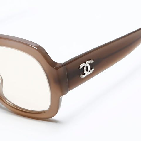 CHANEL COCO Mark sunglasses Brown WS20171