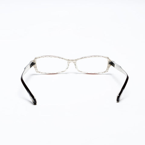 CHROME HEARTS Degree Cross Glasses Brown WS20173