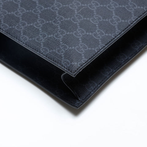GUCCI PVC GG Supreme Einkaufstasche schwarz WS20179
