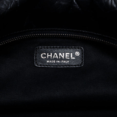 極美品 シャネル CHANEL 10番台 2005-2006 マトラッセ チェーン ハンドバッグ  ブラック WS20183