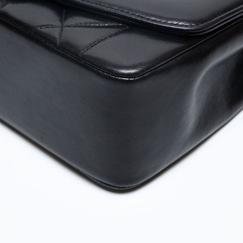 CHANEL No. 3 1994-1996 Diana Matelasse Lambskin Shoulder Bag black WS20185