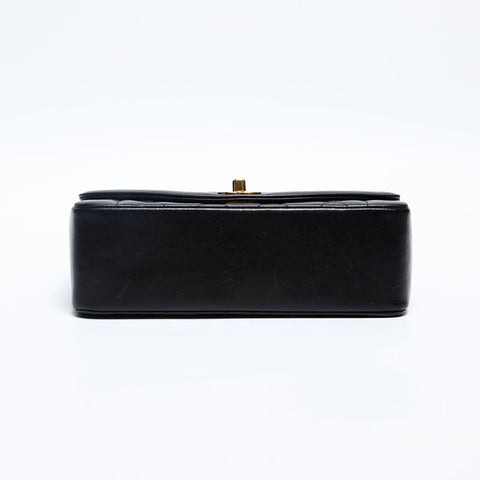CHANEL No. 3 1994-1996 Diana Matelasse Lambskin Shoulder Bag black WS20185