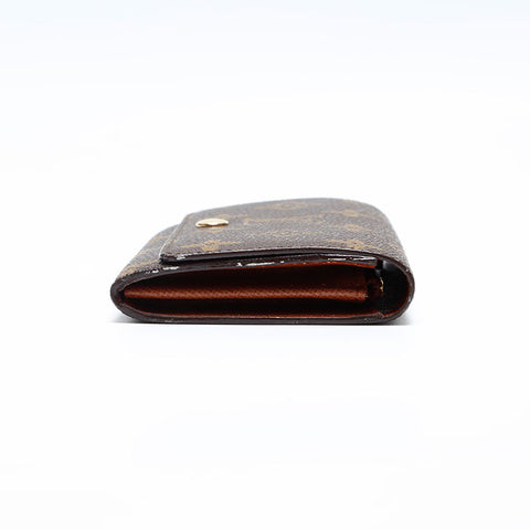 LOUIS VUITTON Porto Monnaie Pied Tresor Monogram Bifold Wallet Brown WS20192