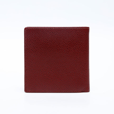 CHANEL No.6 Caviar Skin COCO Mark 2000-2002 Bifold Wallet Red WS20195