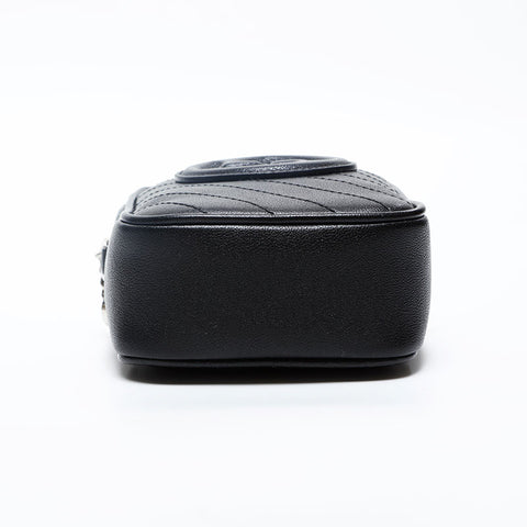 GUCCI Leather Blondie Shoulder Bag black WS20196