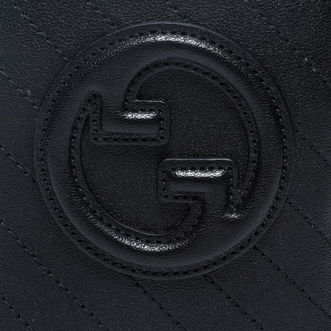 GUCCI Leather Blondie Shoulder Bag black WS20196