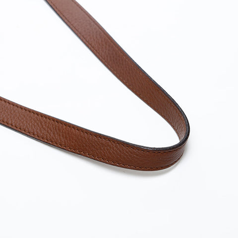 GUCCI Bamboo leather Shoulder Bag Brown WS20199