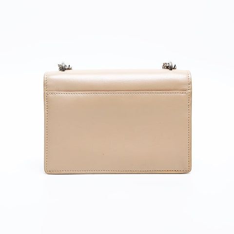 YVES SAINT LAURENT Chain Leather Kate Shoulder Bag beige WS20200