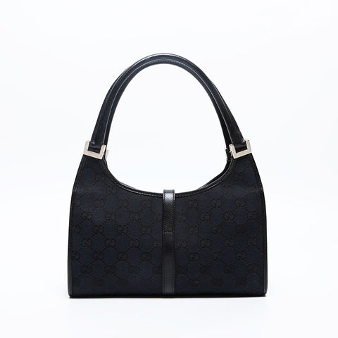 グッチ GUCCI GG キャンバス ジャッキー ハンドバッグ ブラック WS20203
