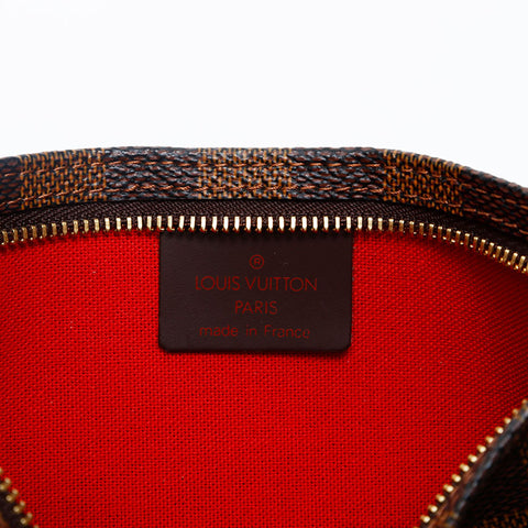 LOUIS VUITTON 2006 Damier Pochette Accessoires Handbag Brown WS20205