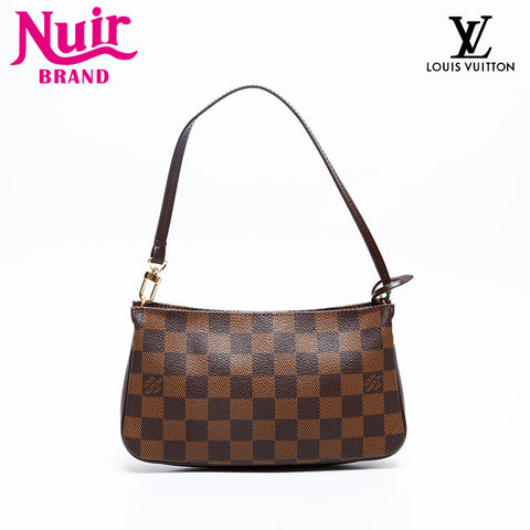 LOUIS VUITTON 2006 Damier Pochette Accessoires Handbag Brown WS20205