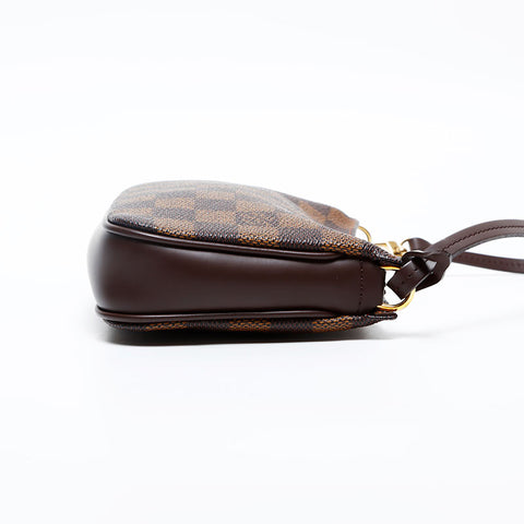 LOUIS VUITTON 2006 Damier Pochette Accessoires Handbag Brown WS20205