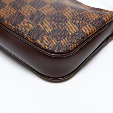 LOUIS VUITTON 2006 Damier Pochette Accessoires Handbag Brown WS20205