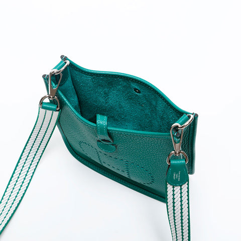 HERMES Evelyn TPM W stamp 2024 Shoulder Bag green WS20206