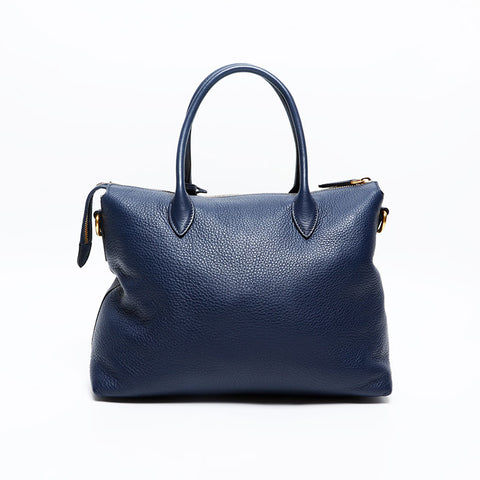 PRADA leather Handbag Navy WS20210