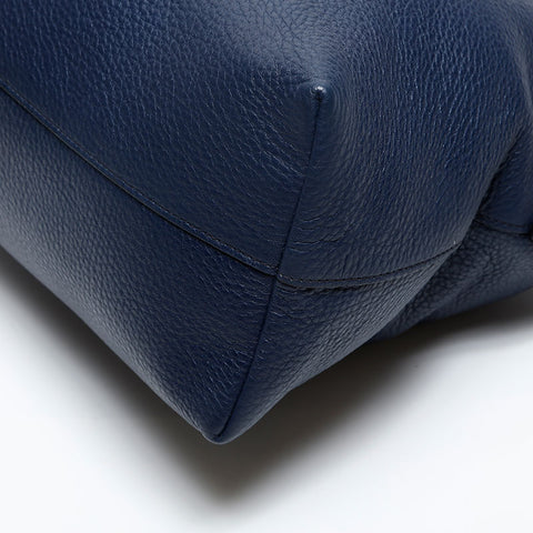 PRADA leather Handbag Navy WS20210