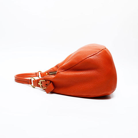 PRADA leather Shoulder Bag Orange WS20214
