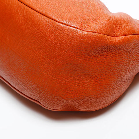 PRADA leather Shoulder Bag Orange WS20214