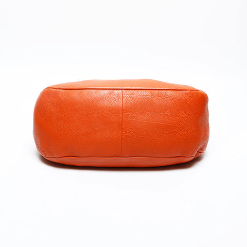 PRADA leather Shoulder Bag Orange WS20214