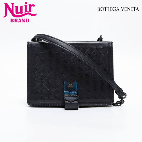BOTTEGAVENETA INTRECCIATO Shoulder Bag black WS20217