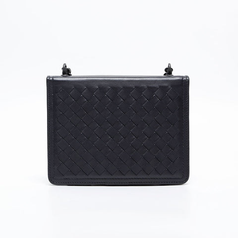 BOTTEGAVENETA INTRECCIATO Shoulder Bag black WS20217