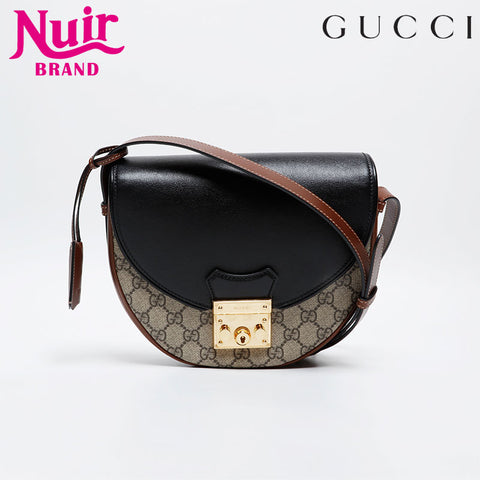 GUCCI GG supreme flap Shoulder Bag beige WS20220