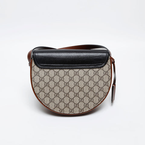 GUCCI GG supreme flap Shoulder Bag beige WS20220