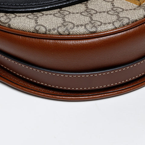 GUCCI GG supreme flap Shoulder Bag beige WS20220