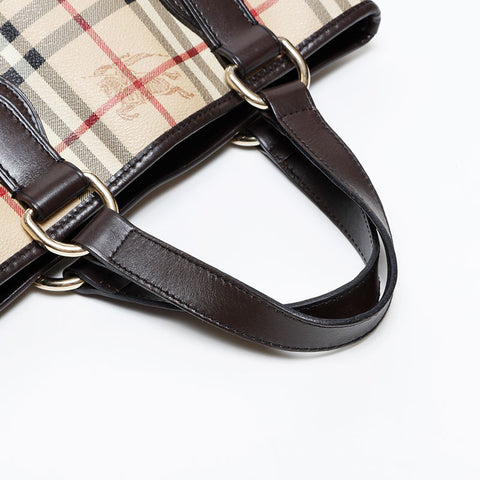 BURBERRY Nova Check Handbag beige WS20221