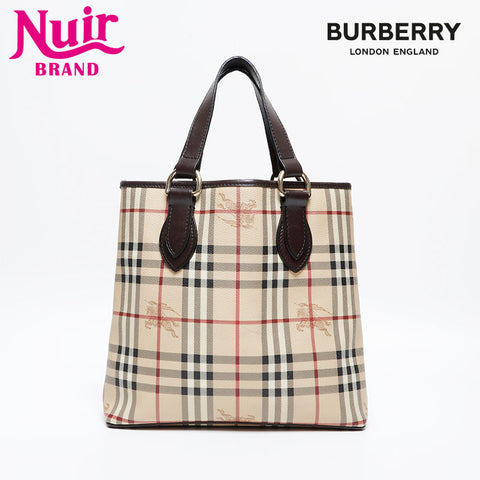 BURBERRY Nova Check Handbag beige WS20221