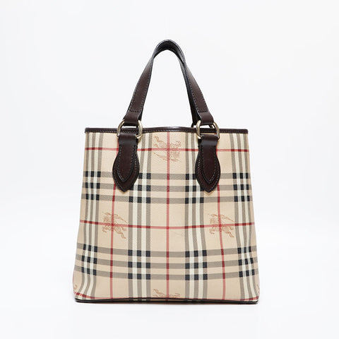 BURBERRY Nova Check Handbag beige WS20221