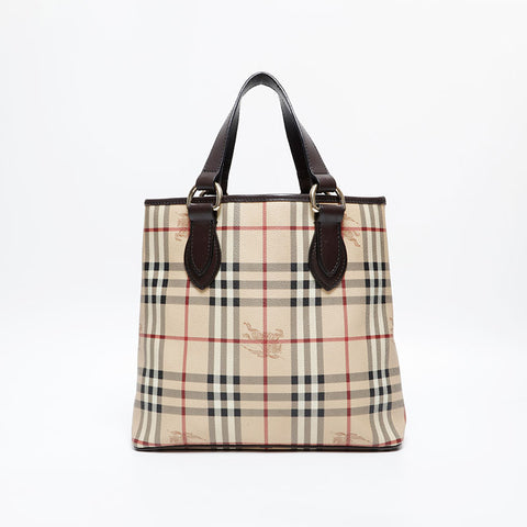 BURBERRY Nova Check Handbag beige WS20221