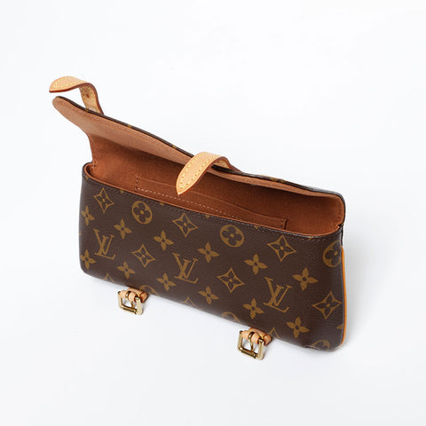 LOUIS VUITTON Monogram Pochette Marel Porto 2005 Waist bag Brown WS20222