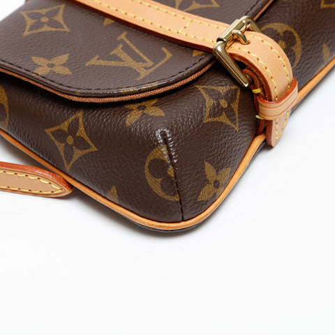 LOUIS VUITTON Monogram Pochette Marel Porto 2005 Waist bag Brown WS20222