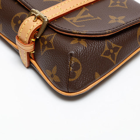 LOUIS VUITTON Monogram Pochette Marel Porto 2005 Waist bag Brown WS20222