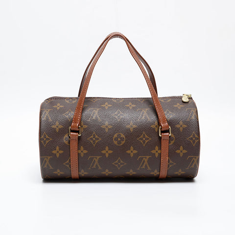 LOUIS VUITTON Monogram Papillon 26 1999 Handbag Brown WS20223