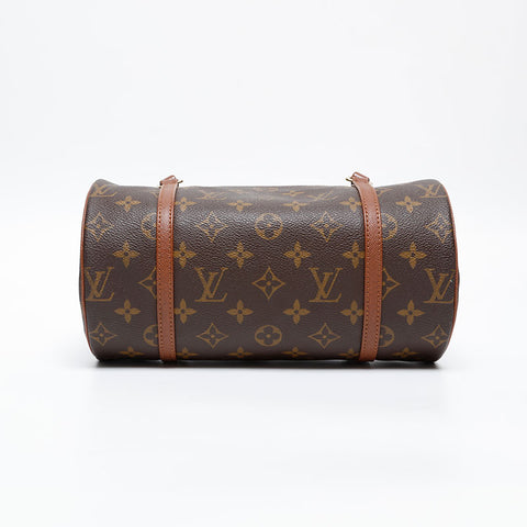 LOUIS VUITTON Monogram Papillon 26 1999 Handbag Brown WS20223