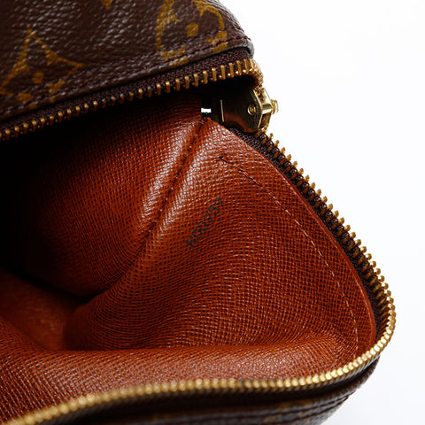 LOUIS VUITTON Monogram Papillon 26 1999 Handbag Brown WS20224