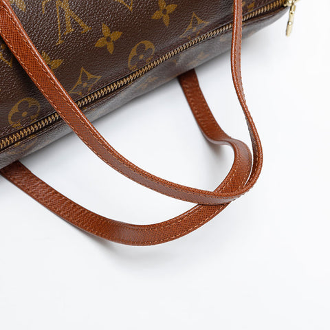 LOUIS VUITTON Monogram Papillon 26 1999 Handbag Brown WS20224