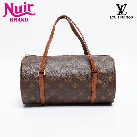 LOUIS VUITTON Monogram Papillon 26 1999 Handbag Brown WS20224