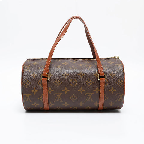 LOUIS VUITTON Monogram Papillon 26 1999 Handbag Brown WS20224