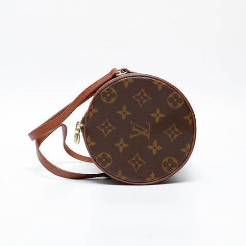 LOUIS VUITTON Monogram Papillon 26 1999 Handbag Brown WS20224