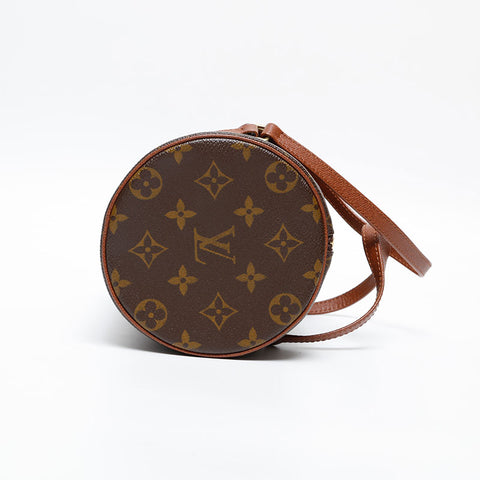LOUIS VUITTON Monogram Papillon 26 1999 Handbag Brown WS20224