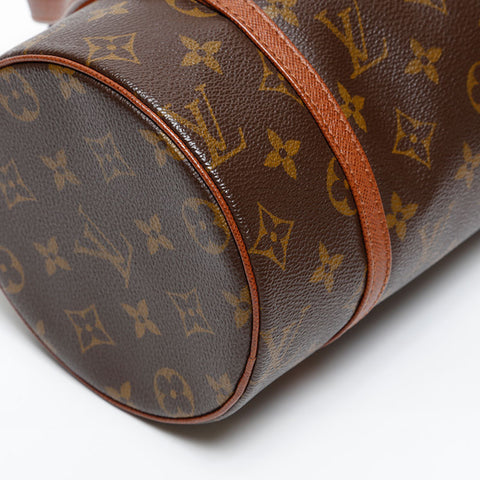 LOUIS VUITTON Monogram Papillon 26 1999 Handbag Brown WS20224