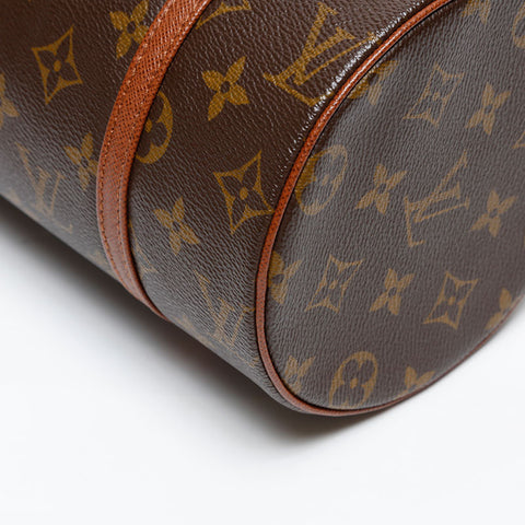 LOUIS VUITTON Monogram Papillon 26 1999 Handbag Brown WS20224