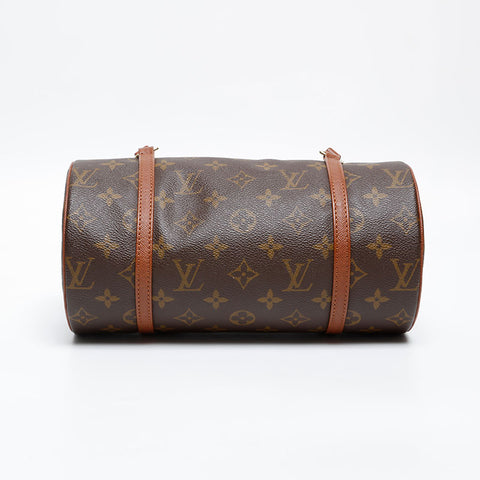 LOUIS VUITTON Monogram Papillon 26 1999 Handbag Brown WS20224